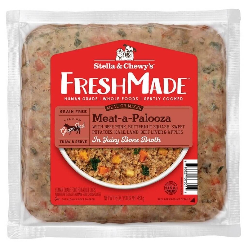 Stella and Chewys Freshmade Meat-A-Palooza Beef Pork Dog Food 16oz