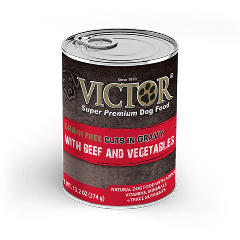 Victor Grain Free Cuts in Gravy with Beef and Vegetables 13.2oz
