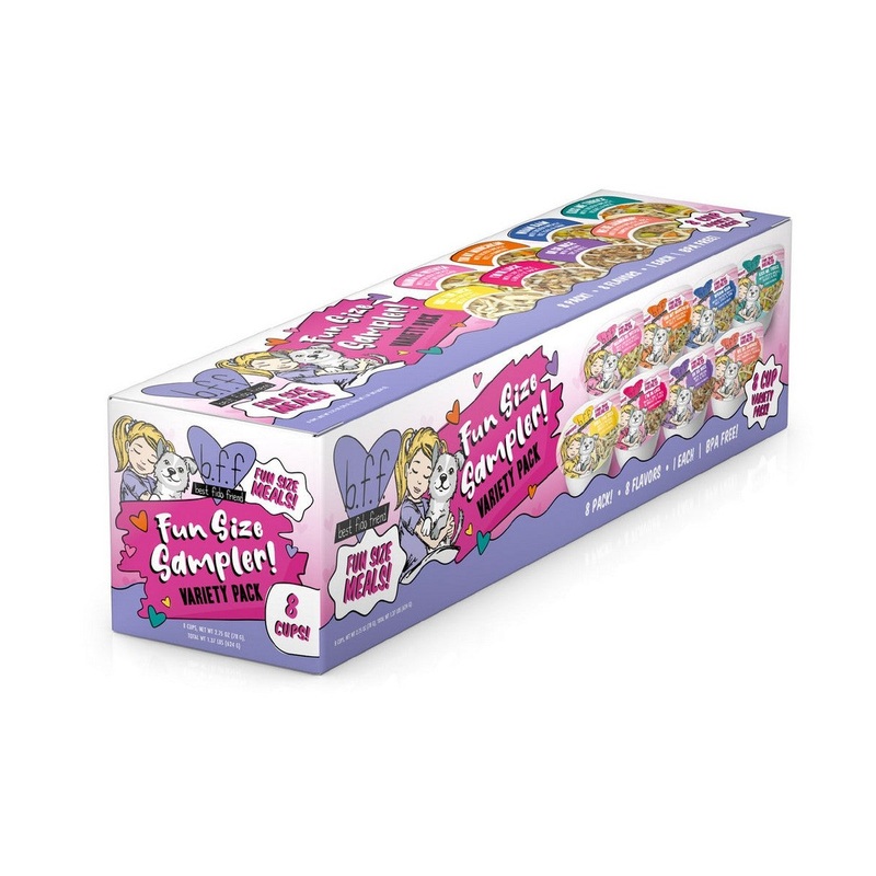 Weruva BFF Dog Fun Size Meals Fun Size Sampler! Variety Pack 2.75oz - 8Pk