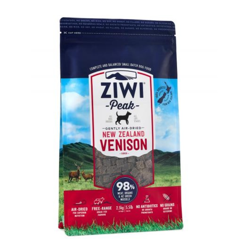 Ziwi Peak Air-Dried Venison Dry Dog Food 2.2lb