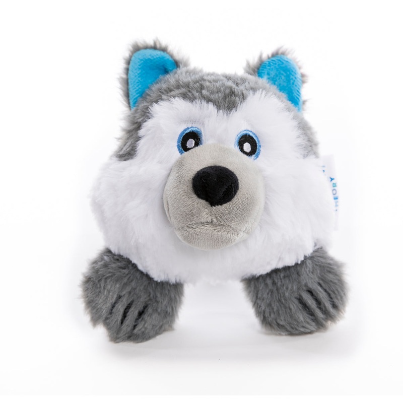 Attachment Theory Plush Squeaky Pup Ball for Dogs