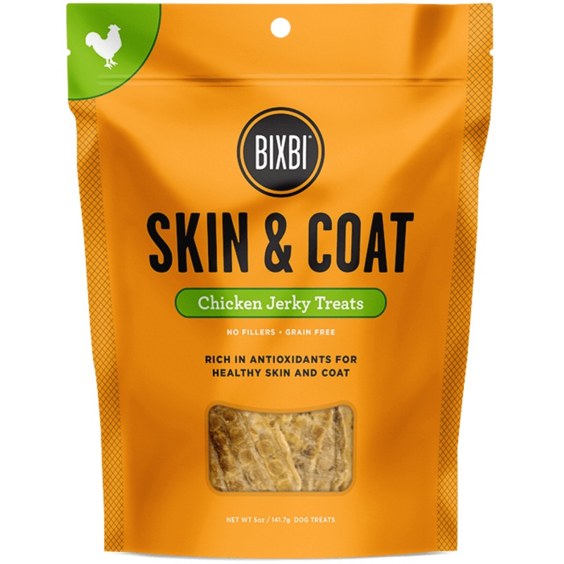 Bixbi Skin & Coat Chicken Breast Jerky Dog Treats