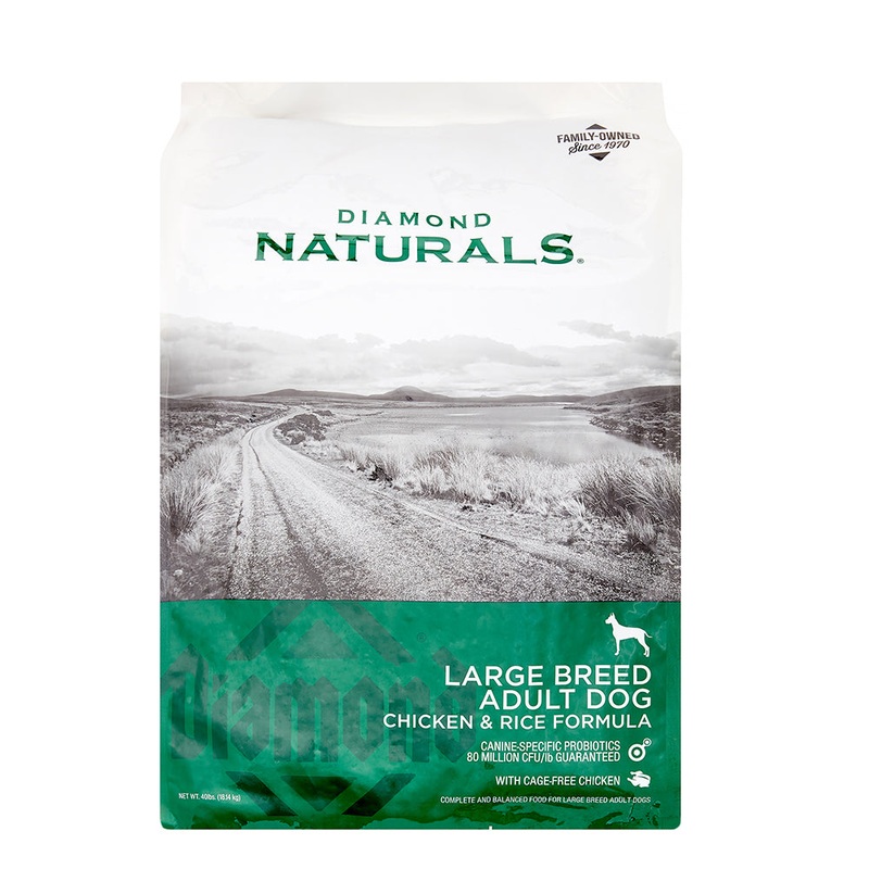 Diamond Naturals Large Breed Adult Dog Chicken Rice Formula 40lb