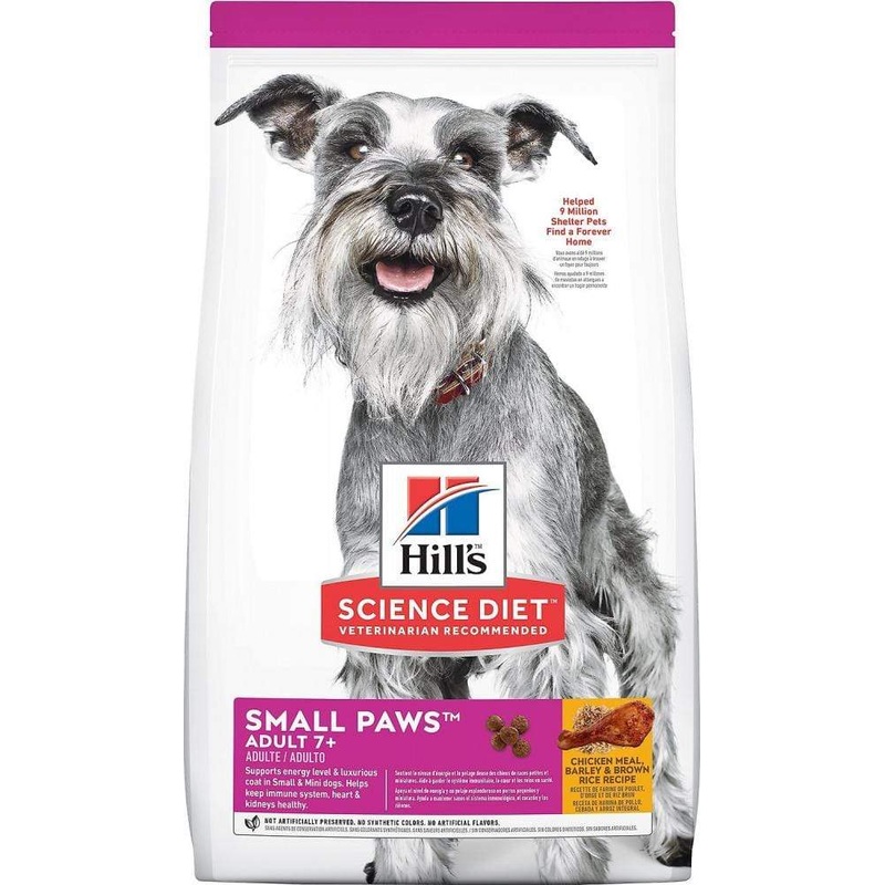 Hill's Science Diet Adult 7+ Small & Toy Breed Chicken Meal, Brown Rice, & Barley Recipe Dry Dog Food