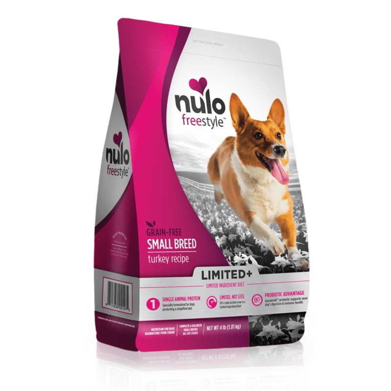 Nulo FreeStyle Limited+ Grain-Free Turkey Recipe Small Breed Puppy & Adult Dry Dog Food