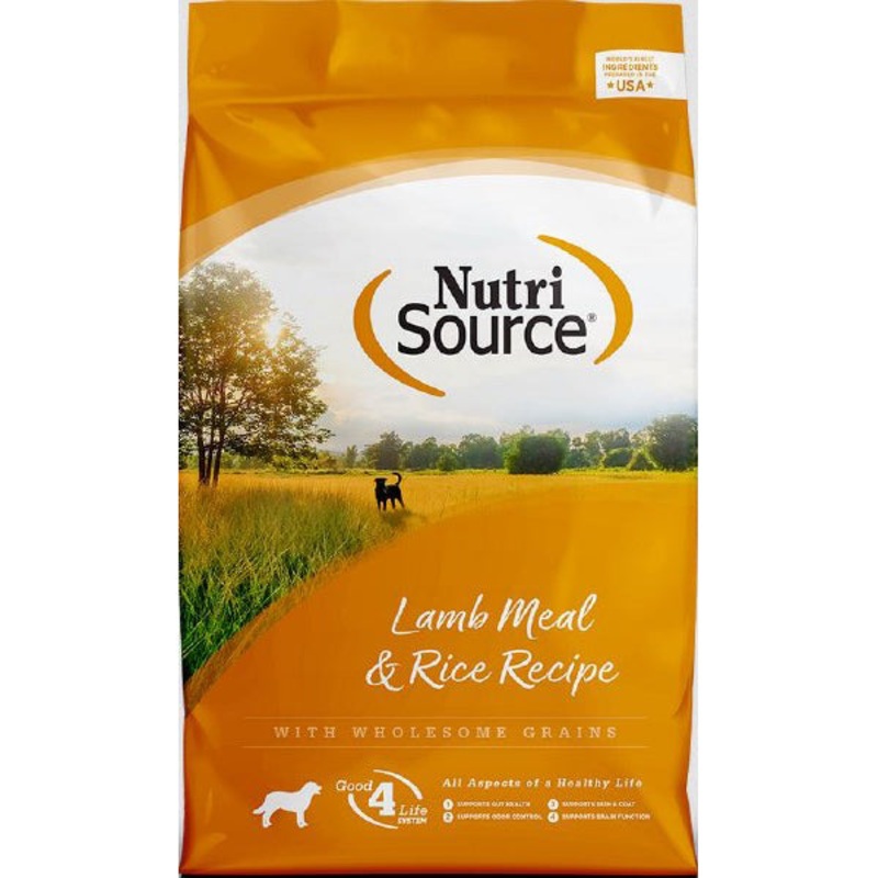 NutriSource Lamb Meal & Rice Recipe Dry Dog Food 26lb