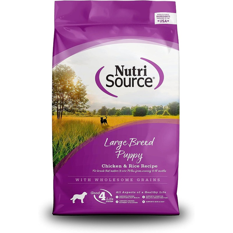 NutriSource Large Breed Puppy Chicken Rice Dry Dog Food 26lb