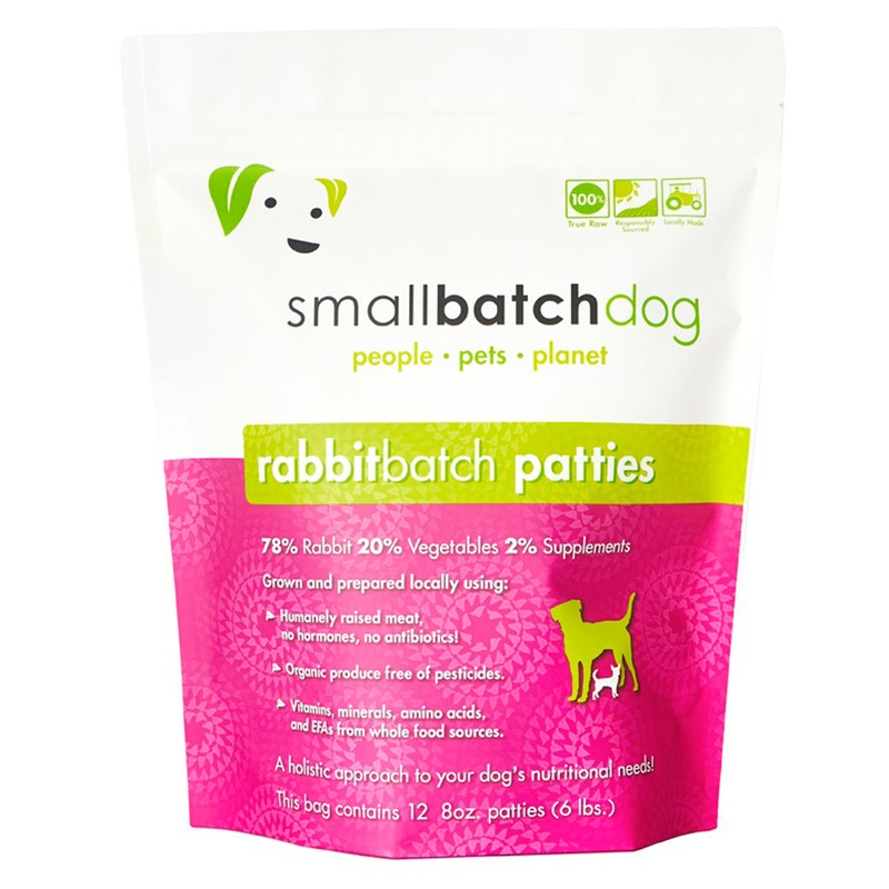 SmallBatch Dog Rabbit Patties 6lb