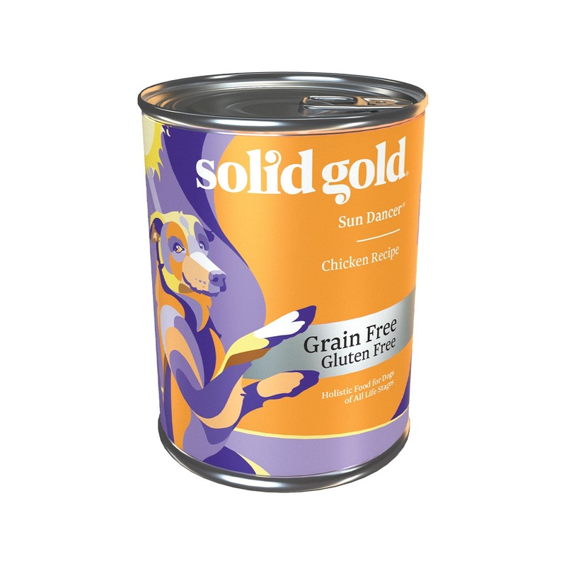 Solid Gold Sun Dancer Grain Free Chicken Recipe Canned Dog Food