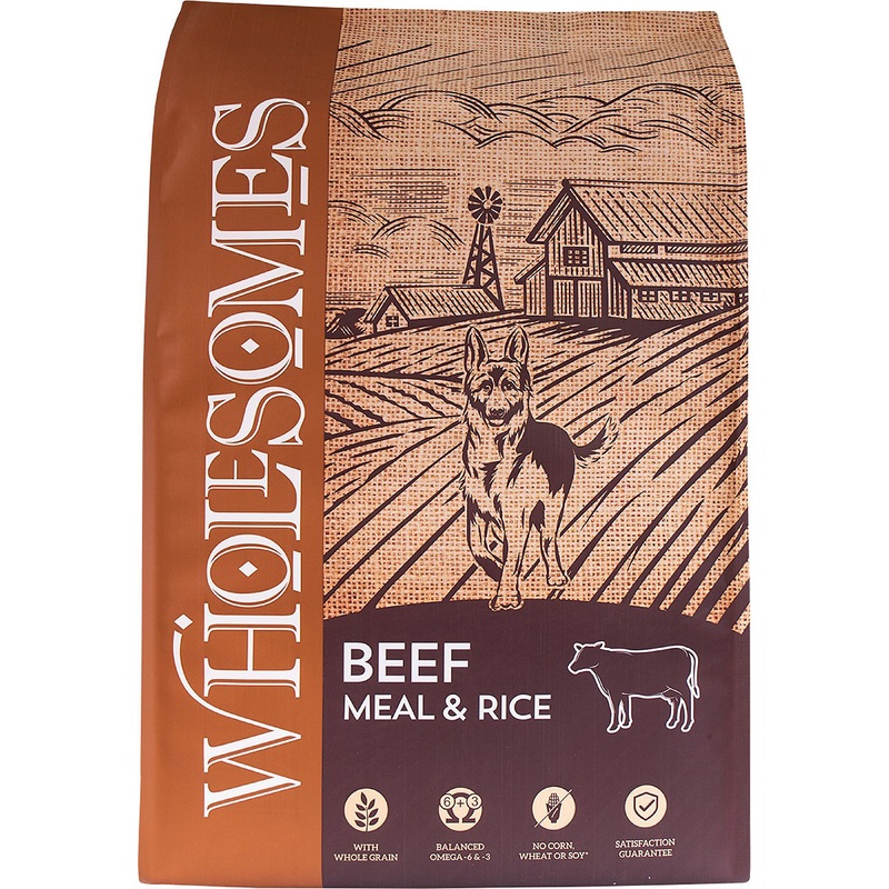 Sportmix Wholesomes Beef Meal & Rice Formula Dry Dog Food 40lb