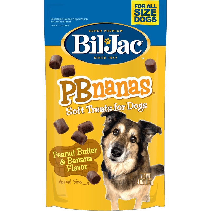 Bil-Jac PBnanas Peanut Butter & Banana Flavor Dog Treats