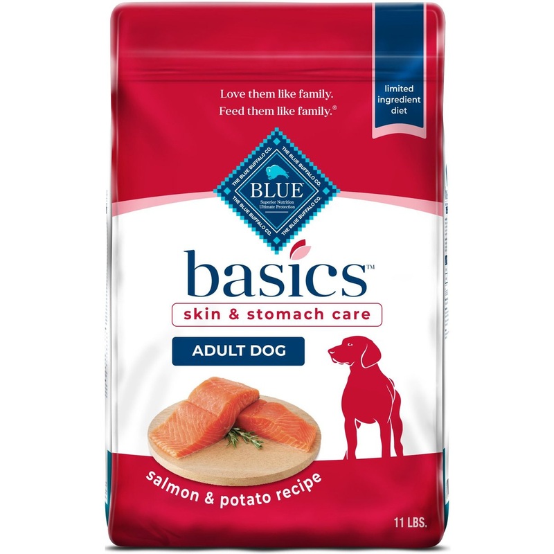 Blue Buffalo Basics Skin & Stomach Care Adult Salmon & Potato Recipe Dry Dog Food