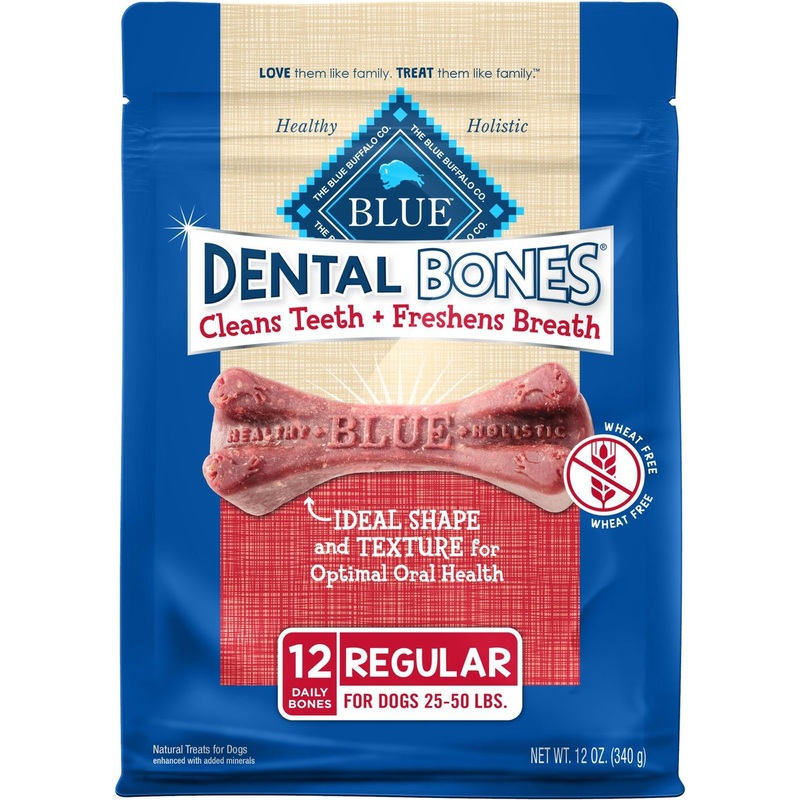 Blue Buffalo Blue All Natural Dental Bones Dog Treats