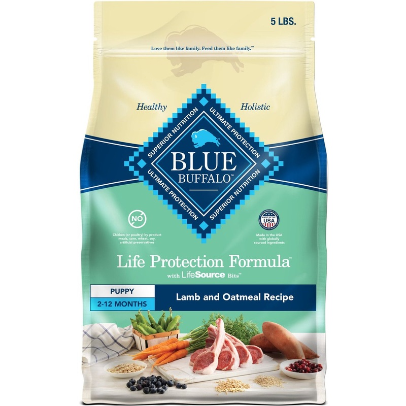 Blue Buffalo Life Protection Natural Lamb & Oatmeal Recipe Puppy Dry Dog Food