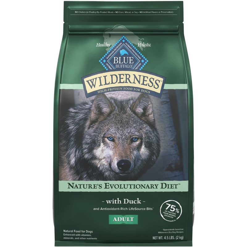 Blue Buffalo Wilderness Wholesome Grains Duck Recipe Adult Dry Dog Food