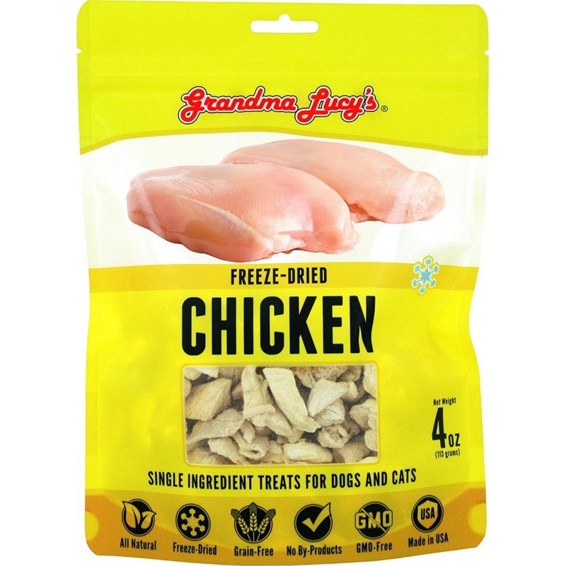 Grandma Lucy's Singles Freeze Dried Chicken Single Ingredient Pet Treats