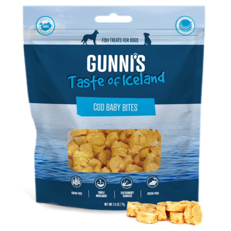 Gunni's Cod Baby Bites Treats for Dogs