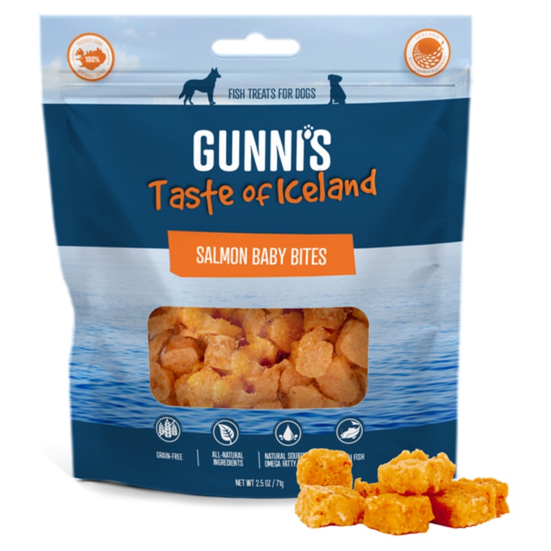 Gunni's Salmon Baby Bites Treats for Dogs