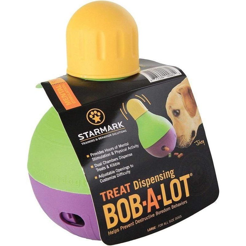 Starmark Treat Dispensing Bob-a-Lot Dog Toy
