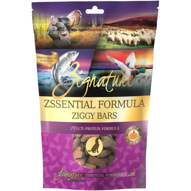 Zignature Zssential Ziggy Bars Dog Treats