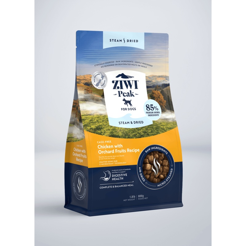 ZIWI Peak Steam & Dried Chicken with Orchard Fruits Recipe Air-Dried Dog Food