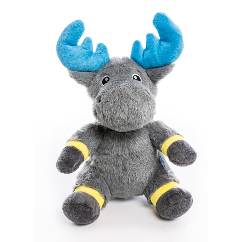 Attachment Theory Plush Moose with Squeaker Toy for Dogs