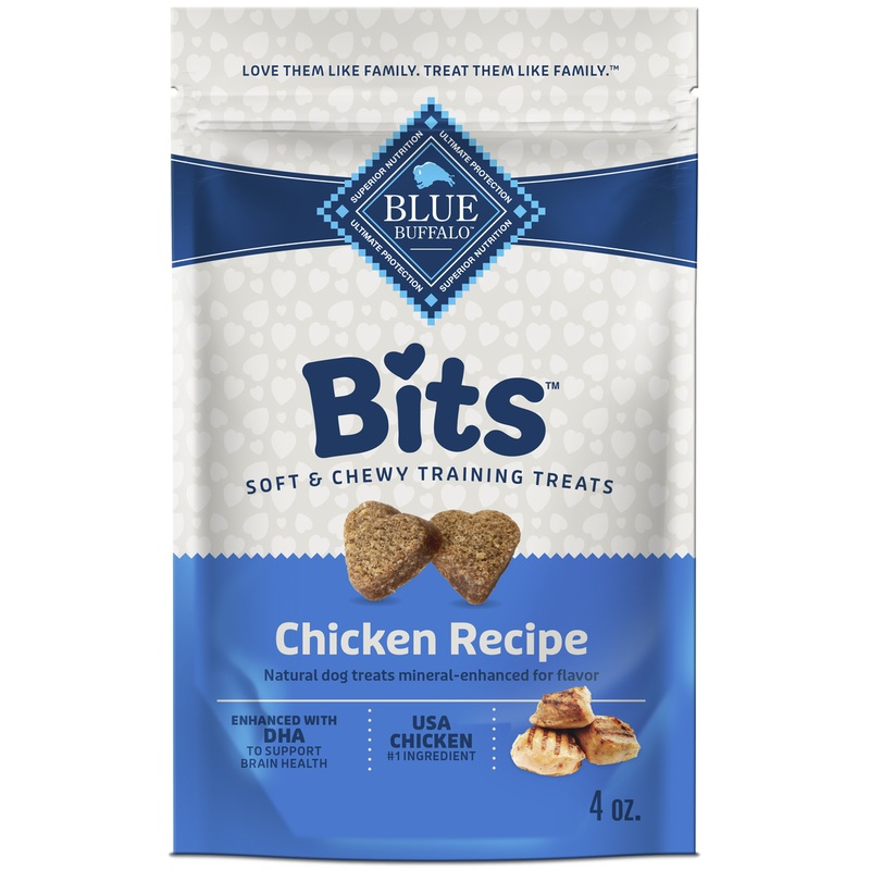 Blue Buffalo Bits Tasty Chicken Recipe Soft-Moist Training Dog Treats