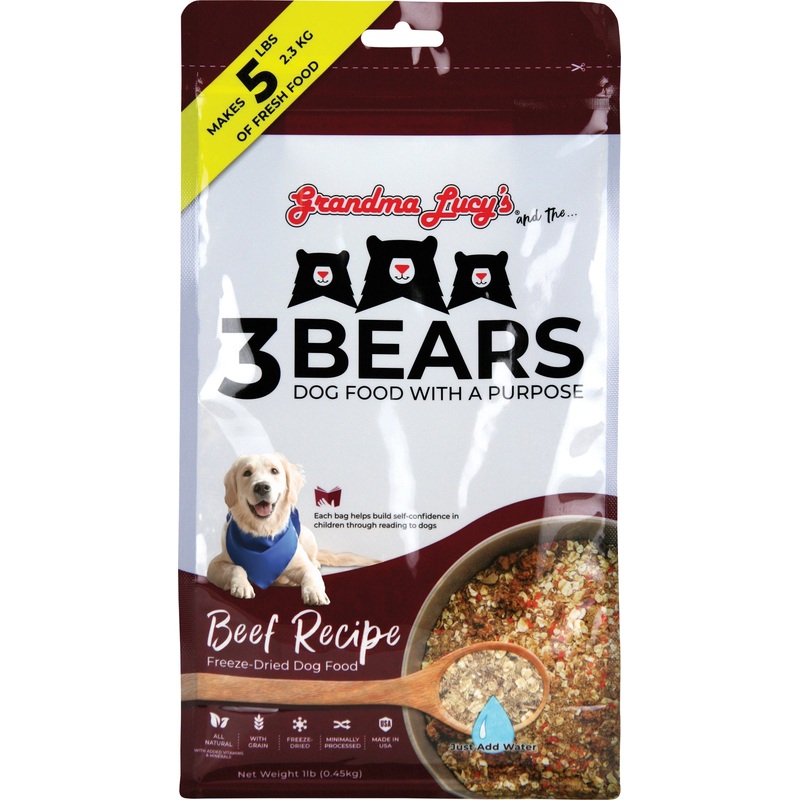 Grandma Lucy's 3 Bears Beef Dog Food