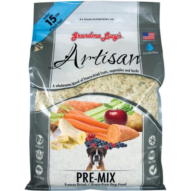 Grandma Lucy's Artisan Grain Free Premix Freeze Dried Dog Food