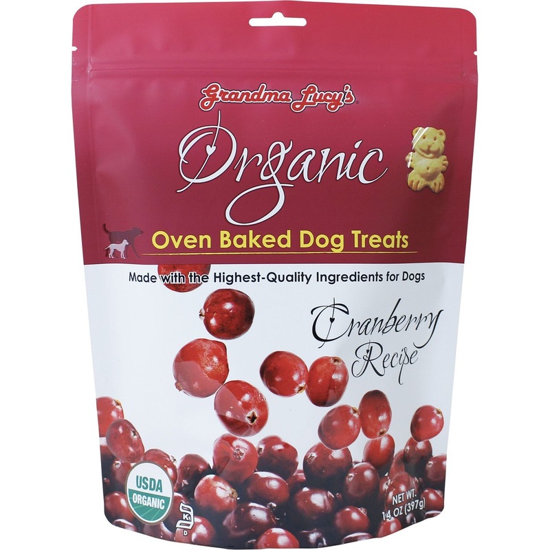 Grandma Lucy's Organic Oven Baked Cranberry Flavor Dog Treats