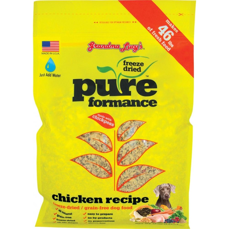 Grandma Lucy's Pureformance Chicken and Chickpea Freeze Dried Grain Free Dog Food