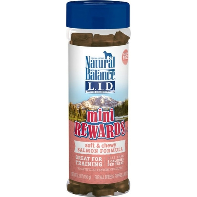 Natural Balance LID Mini Rewards Salmon Formula Soft & Chewy Dog Treats