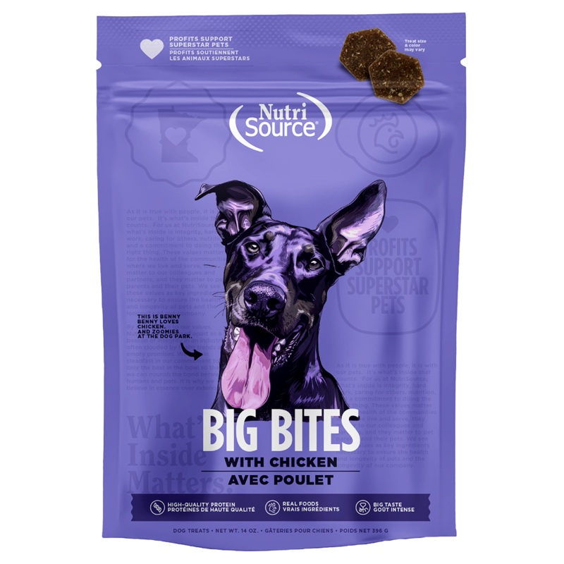 NutriSource Big Bites Chicken Dog Treats
