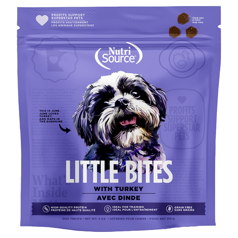 NutriSource Little Bites Grain Free Turkey Dog Treats