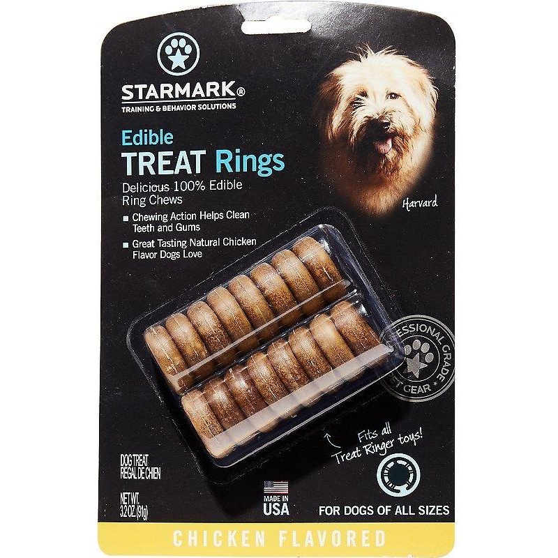 Starmark Edible Treat Rings Dog Chew