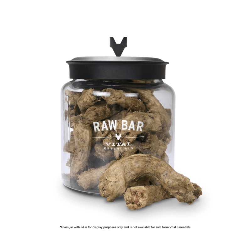 Vital Essentials Raw Bar Freeze-Dried Chicken Neck Dog Treats