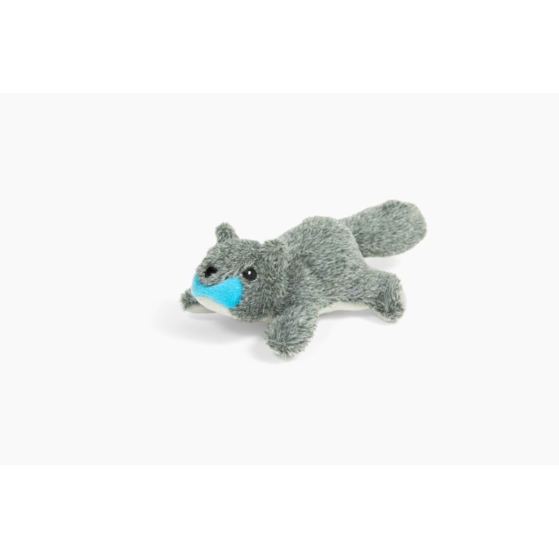 Attachment Theory Plush Squirrel with Squeaker Toy for Dogs