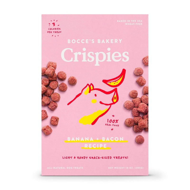 Bocce's Bakery Banana + Bacon Crispies Dog Treats