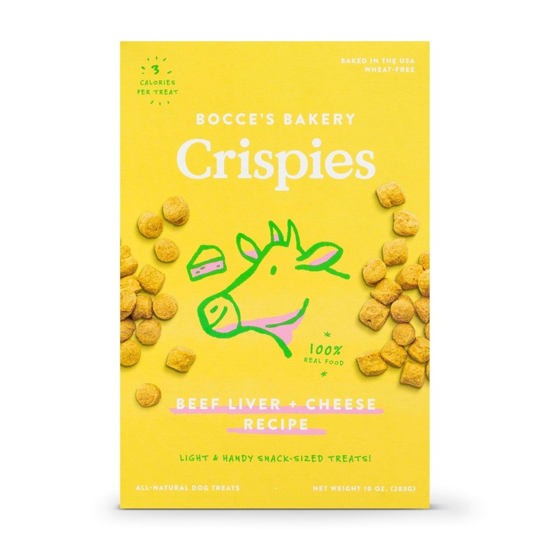 Bocce's Bakery Beef Liver + Cheese Crispies Dog Treats