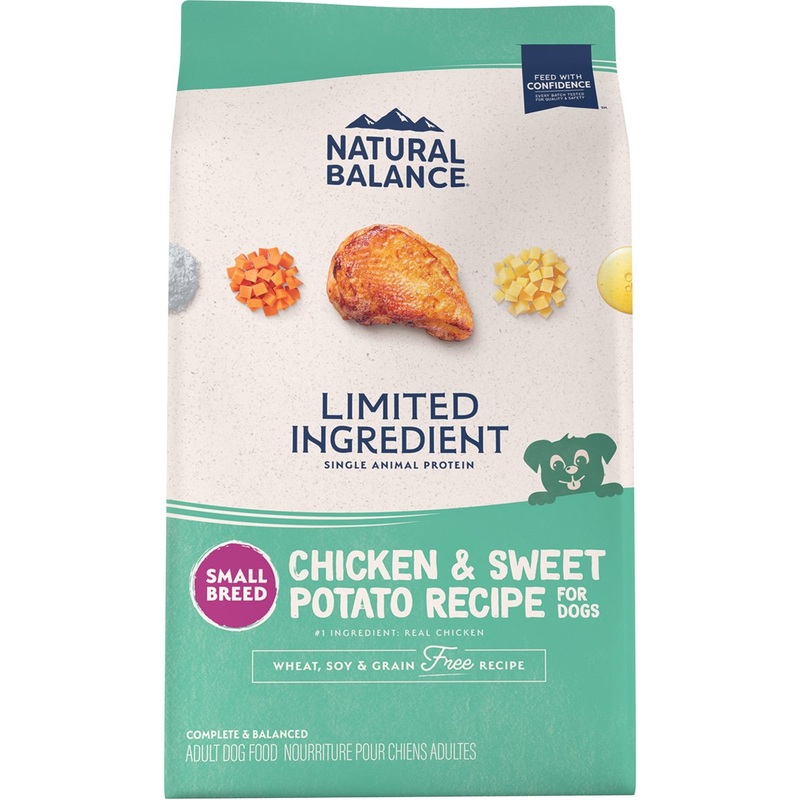 Natural Balance L.I.D. Limited Ingredient Diets Grain Free Adult Sweet Potato & Chicken Small Breed Bites Dry Dog Food