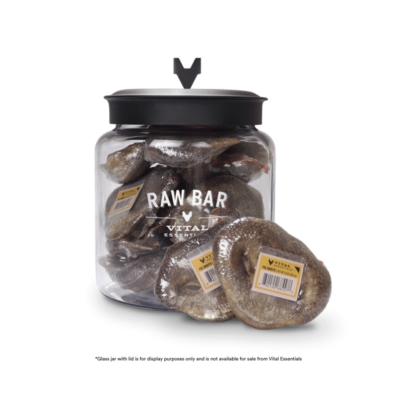 Vital Essentials Raw Bar Freeze-Dried Pig Snout Dog Treats