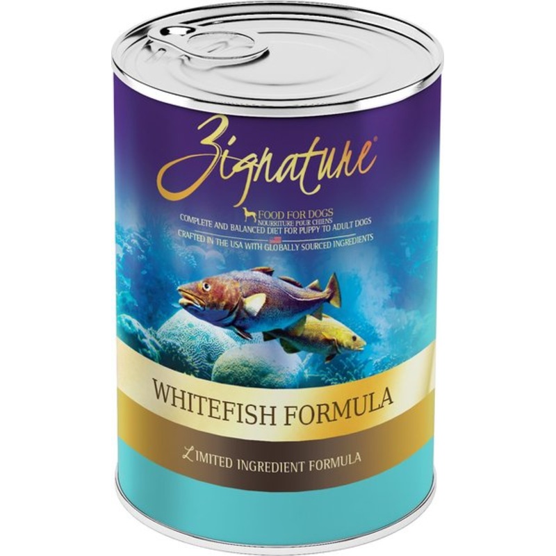 Zignature Limited Ingredient Diet Grain Free Whitefish Recipe Single Canned Dog Food