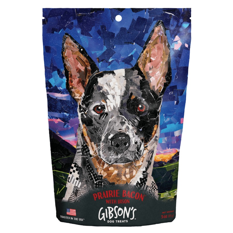 Gibson's Prairie Bacon With Bison Jerky Treats for Dogs