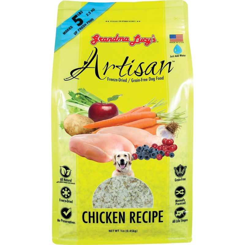 Grandma Lucy's Artisan Grain Free Chicken Freeze-Dried Raw Dog Food