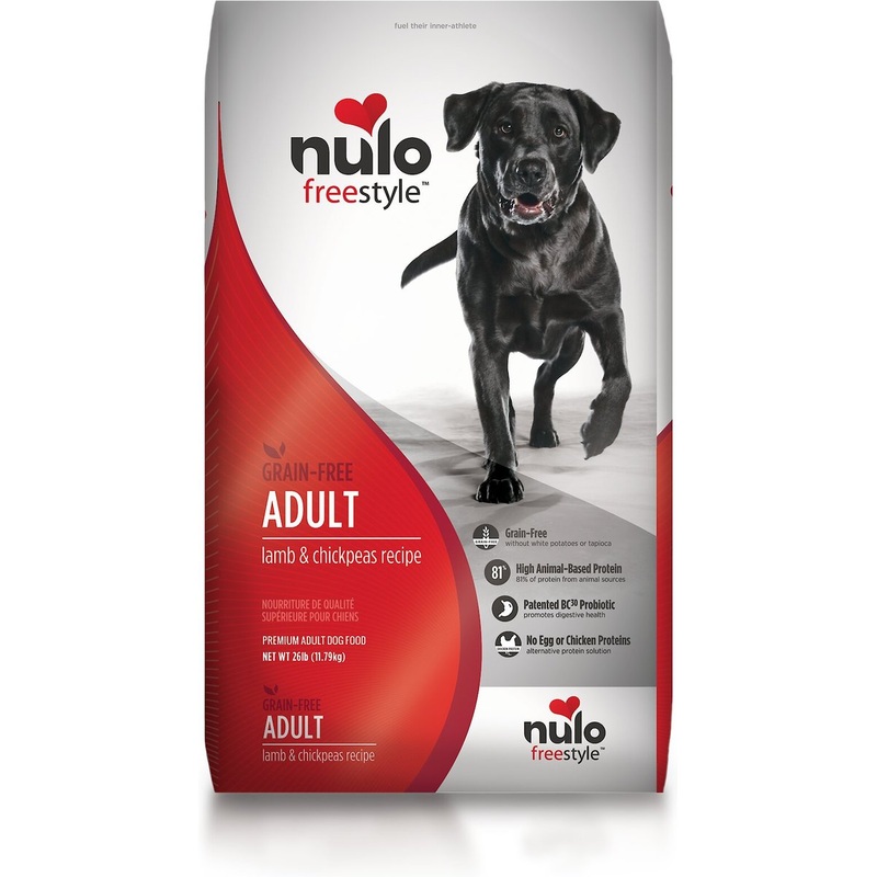 Nulo FreeStyle Grain Free Lamb and Chickpeas Recipe Dry Dog Food