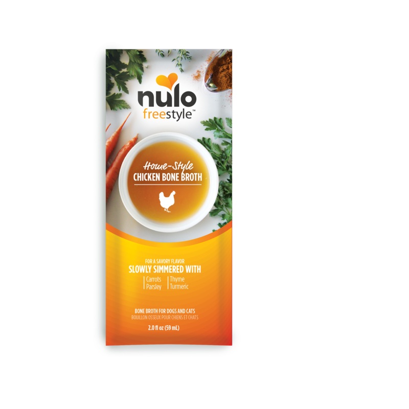 Nulo Freestyle Organic Chicken Bone Broth Recipe Dog & Cat Food Topper