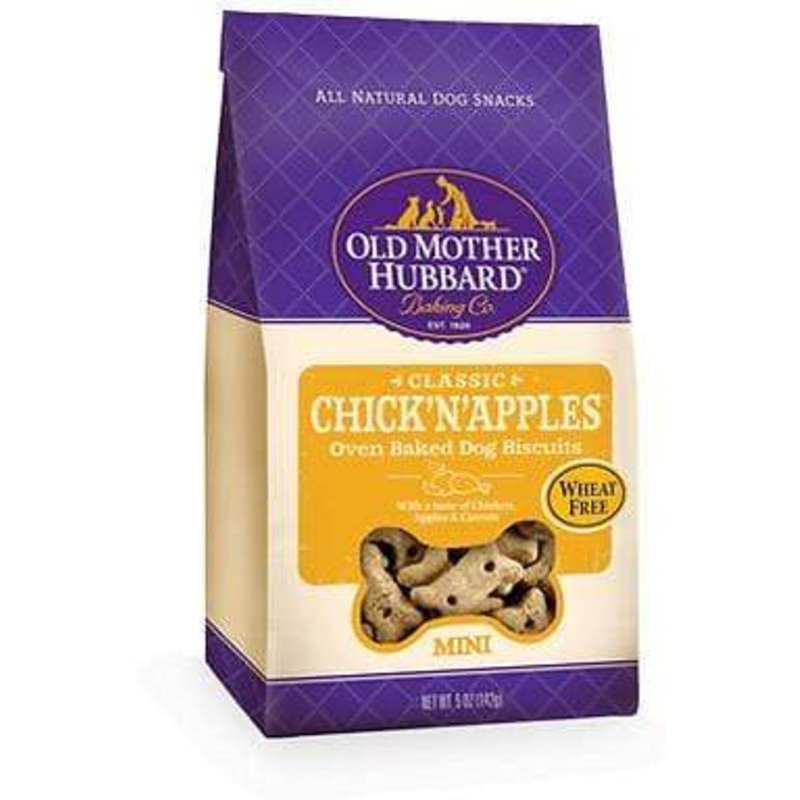 Old Mother Hubbard Crunchy Classic Natural Chick'N'Apples Mini Biscuits Dog Treats