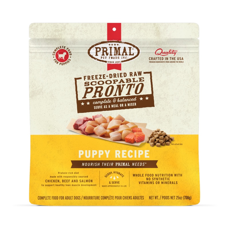 Primal Pronto Puppy Recipe Freeze-Dried Raw Dog Food