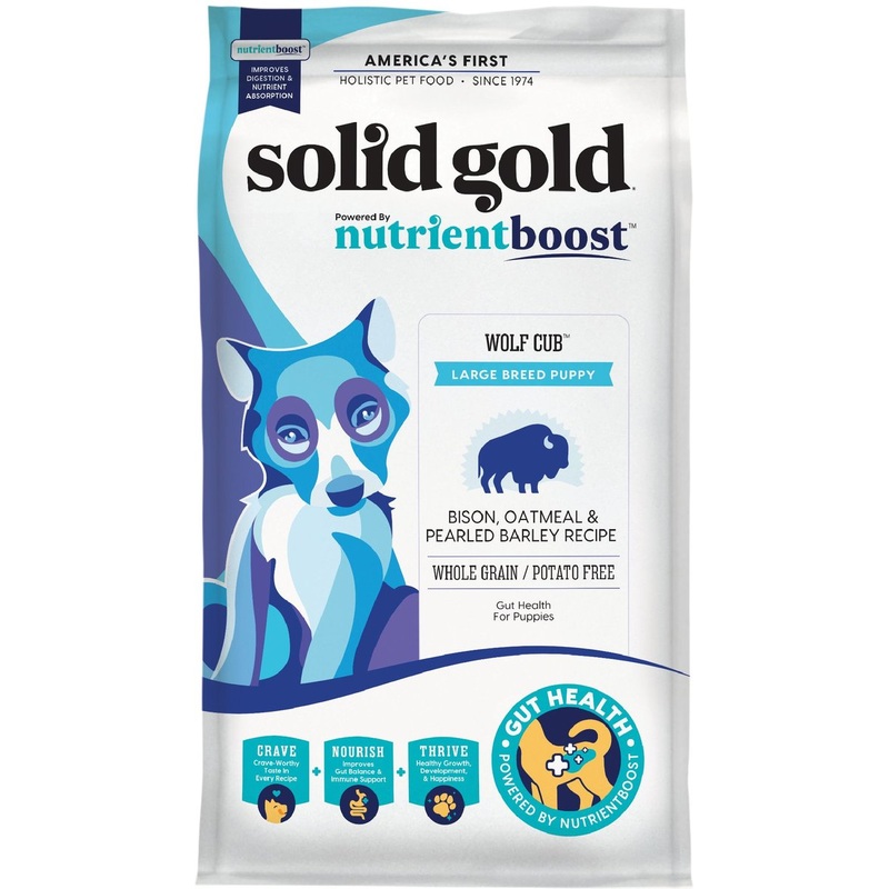 Solid Gold NutrientBoost Wolf Cub Bison Recipe Dry Puppy Food