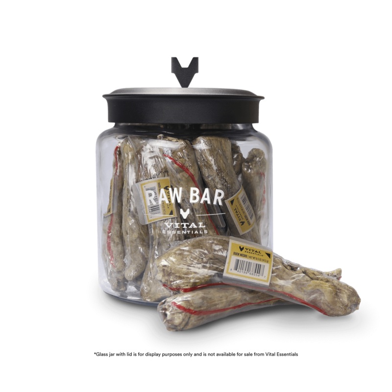 Vital Essentials Raw Bar Freeze-Dried Duck Neck Dog Treats